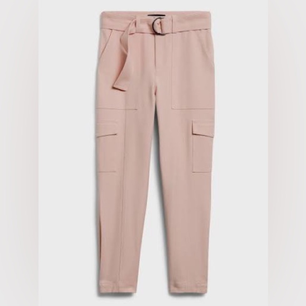 Banana Republic Pink Ankle Cargo Pants